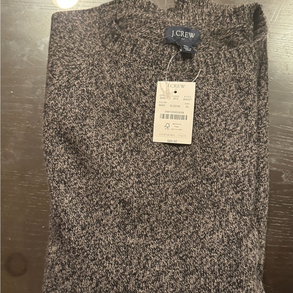 J. Crew Other - J.Crew Men’s Marled Knit Crewneck Sweater – Gray – Size XL – NWT